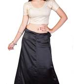 Black Satin  Petticoat