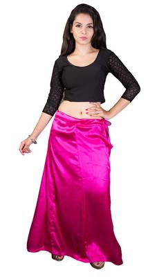 Pink Satin  Petticoat 1