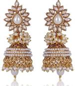 Blooming Pearly Glorious Glamour Jhumka