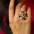 Maroon Stone Ring