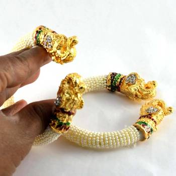 Designer Strechable Moti Bangles 3