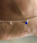 Silver anklets