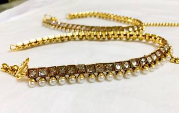 Gold Diamond anklets 3
