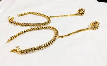 Gold Diamond anklets 4