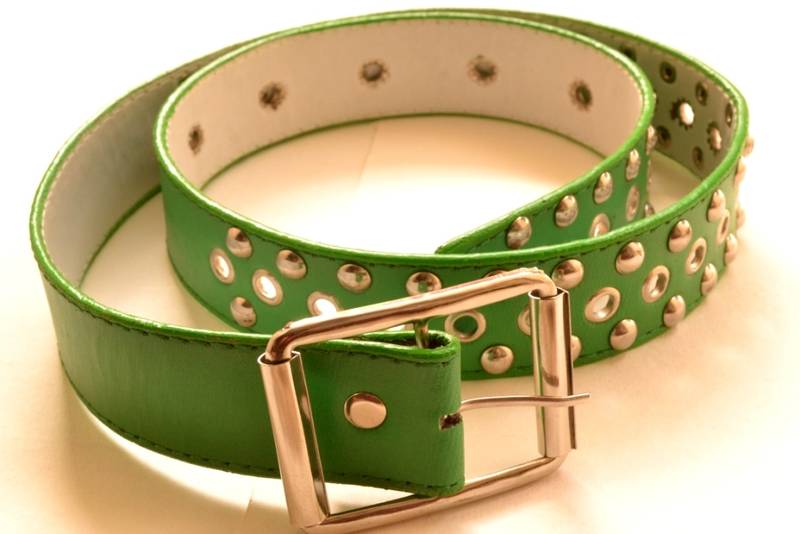 Green leather gifts for her