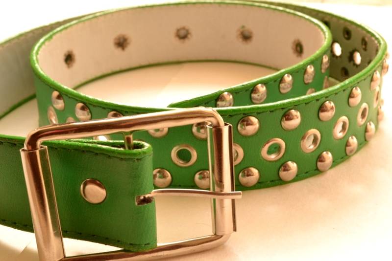 Green leather gifts for her