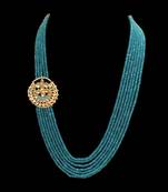 Feroza Multistrand Kundan Pankhi Necklace