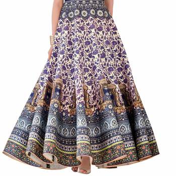 Gray art silk contrast pallu unstitched lehenga choli 2