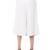 White plain crepe palazzo pants