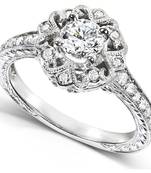 Signity Sterling Silver Purva Ring