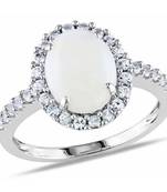 Signity Sterling Silver Prajakta Ring