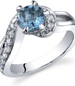 Signity Sterling Silver Poonam Ring