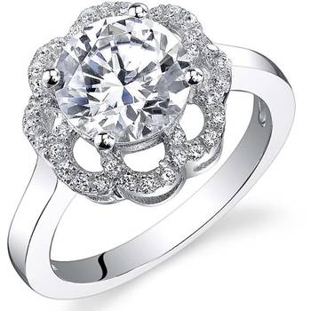 Signity Sterling Silver Swara Ring 1