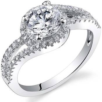 Signity Sterling Silver Poonam Ring 1