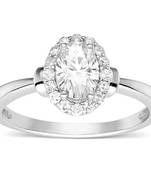 Signity Sterling Silver Priyanka Ring