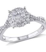 Signity Sterling Silver Deepti Ring