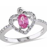 Signity Sterling Silver Siksha Ring