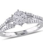 Signity Sterling Silver Sneha Ring