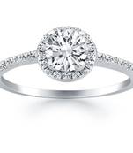 Signity Sterling Silver Ash Ring