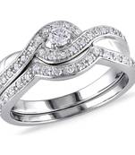 Signity Sterling Silver Anjali Ring