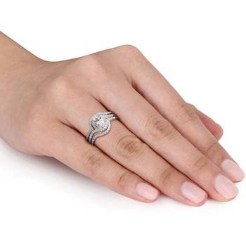 Signity Sterling Silver Naina Ring 3