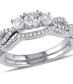 Signity Sterling Silver Purva Ring