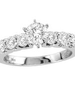 Signity Sterling Silver Snehal Ring