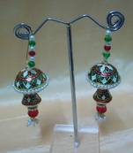 Colourful Meenakari Jumki 