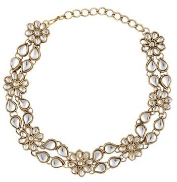 Kundan gold plated Gold anklets 3