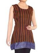 Ethnic Touch - Black and Yellow with weaving patch work