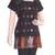 Ethnic Touch - Kurti- Black and with Multicolor embroidery