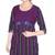 Ethnic Touch - Black,Purple and Maroon Kurti with weaving patch