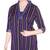 Ethnic Touch - Black and Purple Kurti with weaving patch work