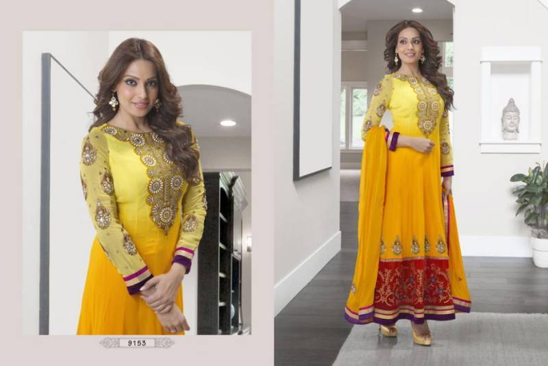 Bipasha Basu in Orange and Yellow 