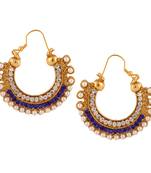 Traditional Indian Ethnic Fashion Jewelry Set Hoop Earrings