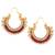 Traditional Indian Ethnic Fashion Jewelry SetHoop Earrings