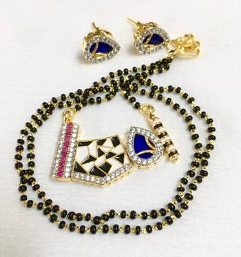 Mangalsutra Pendant set 1