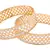 two PIECE RHODIUM PLATED BANGLE SET
