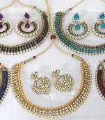 Combo offer of ethenic necklace set