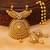 Designer Geru Polish One Gram Gold Pendant Set With Chain