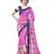 multicolor printed georgette saree With Blouse