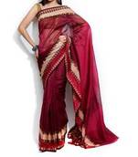 Banarasi Supernet Cotton Border Saree