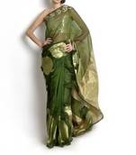 Supernet Fancy Aanchal Border Saree