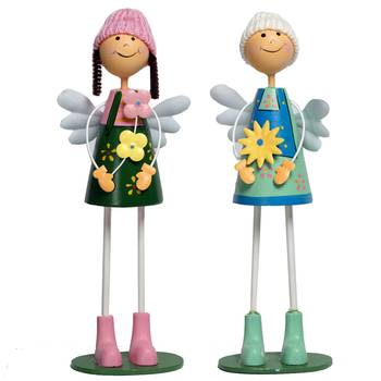 Green And Blue Adorable Pair Of Dolls 1