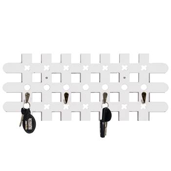 Beautiful And Subtle White Key Holder 1