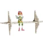 Graceful And Fine White Wall Shelf