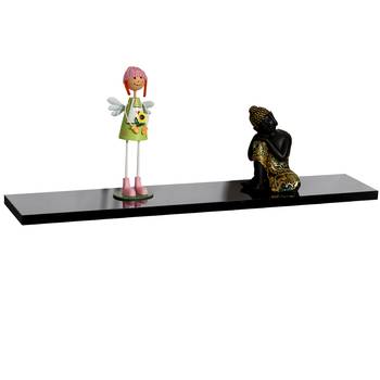 Lovely And Glossy Brown Wall Shelf 1