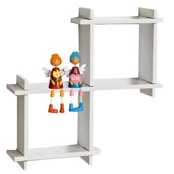 Awesome White Box Wall Shelves 1