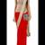 red plain net saree With Blouse