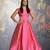 Renisha fashion women's Plain Semi Stitched Bollywood Designer Suit(Pink)